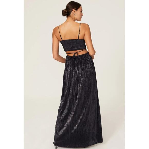 B1 Jonathan Simkhai Cutout Gown Womens 8 Glam Gala Red Carpet Swiftie Midnights - Picture 2 of 11